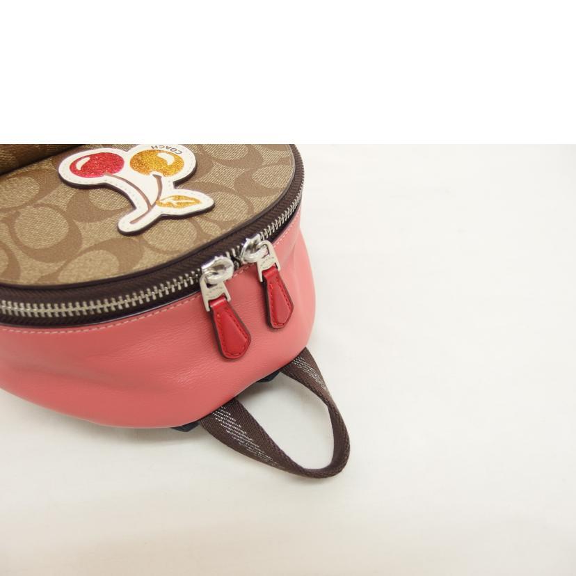COACH（コーチ） コーチ/シグネチャー/チェリーワッペンPVC×レザー 