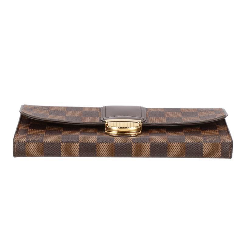 LOUIS VUITTON ルイ・ヴィトン/ポルトフォイユ・システィナ/ダミエ/N61747/CA4***/ABランク/01【中古】 LOUIS VUITTON ルイ・ヴィトン/ポルトフォイユ・システィナ/ダミエ