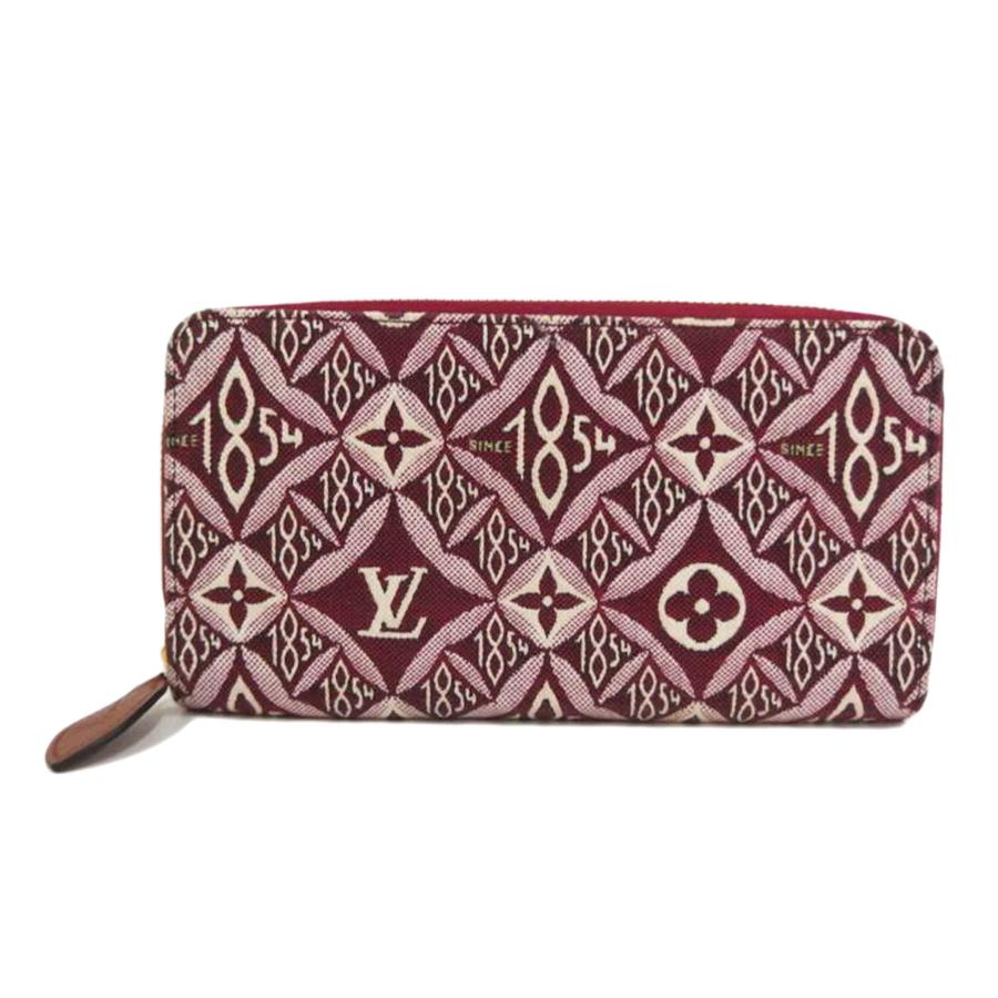 【美品】ルイヴィトン ジッピーウォレット ジャガード M69994 レッド LOUIS VUITTON ルイ・ヴィトン/ジッピーウォレット/モノグラム
