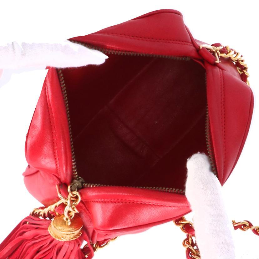CHANEL シャネル/ラム ミニショルダーバッグ/Bランク/92【中古】 CHANEL（シャネル） シャネル/ラム ミニショルダーバッグ/Bランク/92