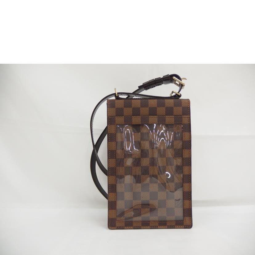 美品 LOUIS VUITTON ルイ ヴィトン ショルダーバッグ ポートベロー Ｎ45271 エベヌ ダミエ・キャンバス レザー ユニセックス クロスボディバッグ【本物保証】 LOUIS VUITTON（ルイ・ヴィトン） ルイ ヴィトン ダミエ ポートベロー