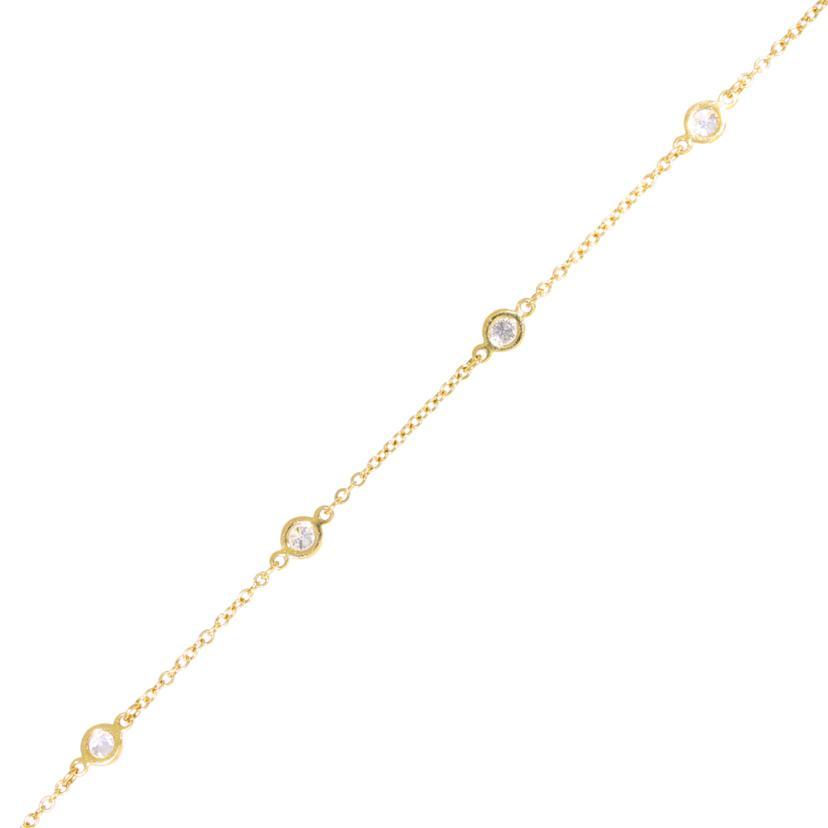 Tiffany ティファニー　K18 ダイヤモンドバイザヤードブレスレット TIFFANY&Co.（ティファニー） ティファニー/K18バイザヤード6Pダイヤ