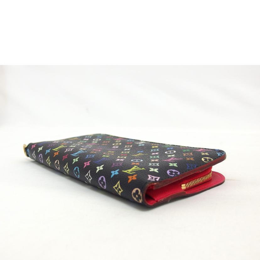 ルイヴィトン モノグラムマルチカラー ポルトフォイユ 黒 M93754 LOUIS VUITTON（ルイ・ヴィトン） モノグラムマルチカラー