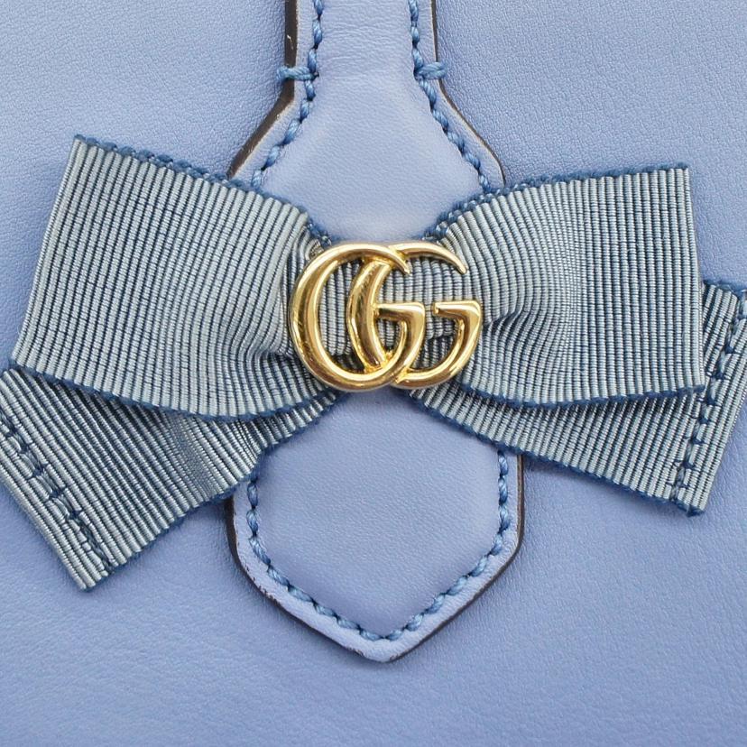 【新品】GUCCI リボン　ワンピース　2way ネイビー　イタリア製 新品】GUCCI リボン ワンピース 2way ネイビー イタリア製 新品