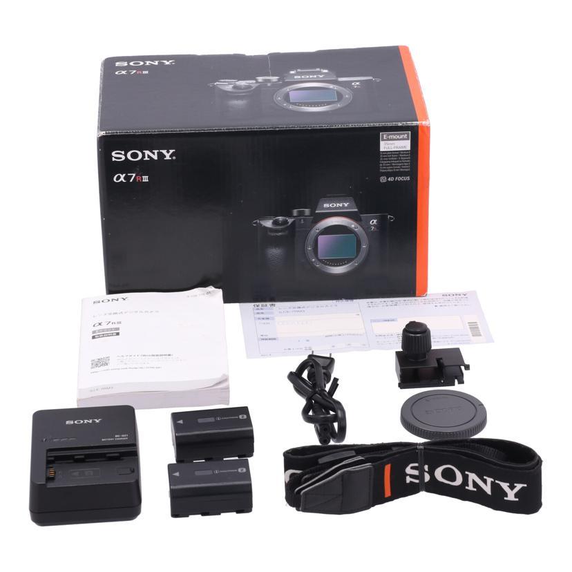 SONY ソニー/ミラーレス一眼 ボディ/α7R III/ILCE-7RM3/S0130249105/Bランク/78【中古】 SONY（ソニー） ソニー/ミラーレス一眼 ボディ/α7R III/ILCE-7RM3