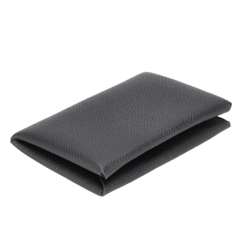 HERMES エルメス/カルヴィ/ヴォーエプソン/ノワール/□R *********/Aランク/75【中古】 HERMES - HERMES エルメス/カルヴィ/ヴォーエプソン/ノワール/□R