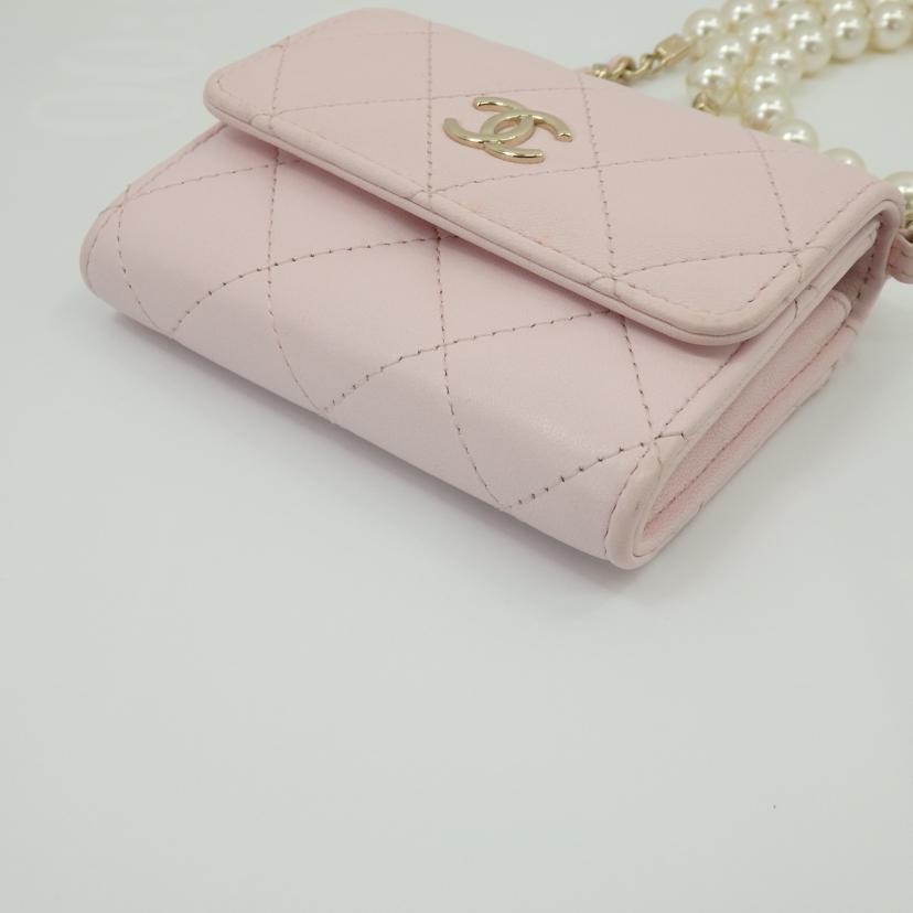 CHANEL シャネル/ミニマトラッセパールチェーンウォレット/AP2583/321*****/ABランク/06【中古】の画像