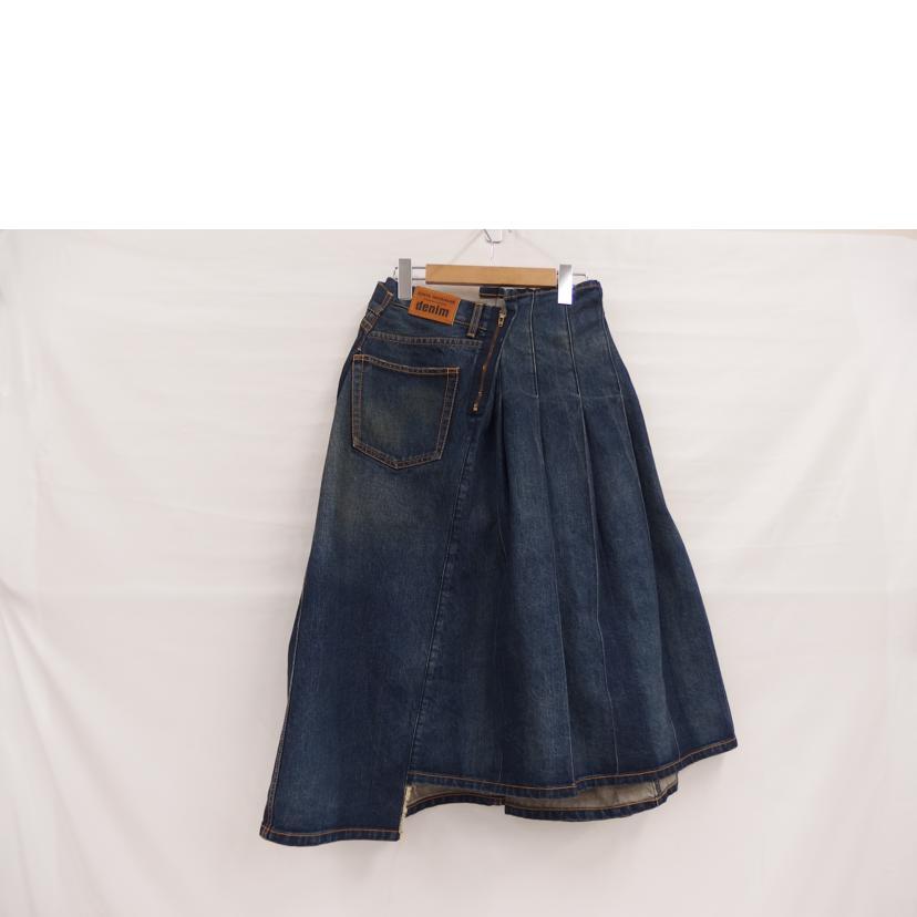 COMME des GARÇONS デニム調スカート XS COMME des GARCONS コムデギャルソン/デザインデニムスカート /XZ S202