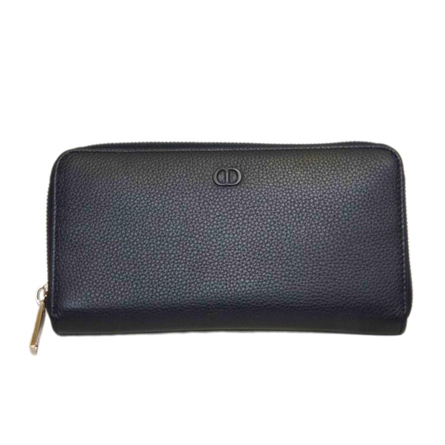 Dior ラウンドファスナー　CDロゴ　レザー DIOR ディオール/ラウンドファスナーCDロゴ/SAランク/92【中古