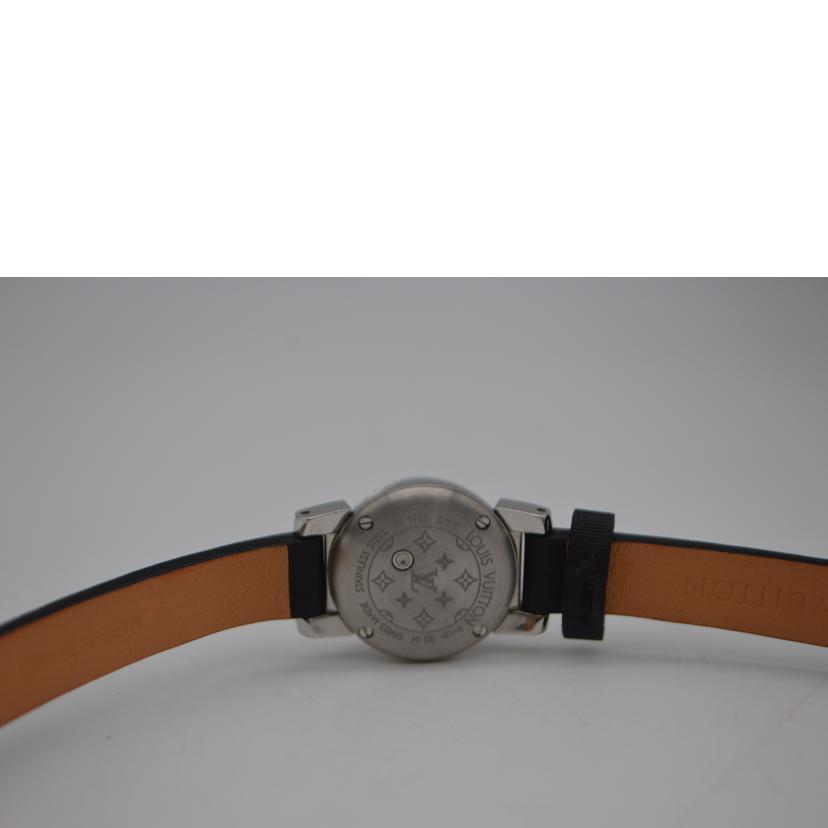 LOUIS VUITTON ルイ・ヴィトン/タンブールビジュクォーツ/ホワイトシェル文字盤/NQ151C/RT7***/Aランク/89【中古】 LOUIS VUITTON（ルイ・ヴィトン） ルイ・ヴィトン/タンブールビジュ