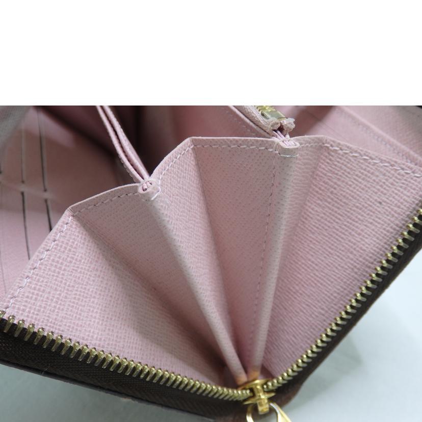 LOUIS VUITTON ジッピーウォレットモノグラムローズバレリーヌ付属品付 LOUIS VUITTON ルイ・ヴィトン ジッピー・ウォレット モノグラム