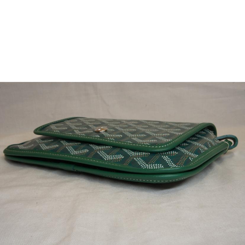 GOYARD ゴヤール/プリュメ/ポシェットポーチショルダー/グリーン/Aランク/92【中古】 GOYARD（ゴヤール） ゴヤール/プリュメ/ポシェットポーチショルダー