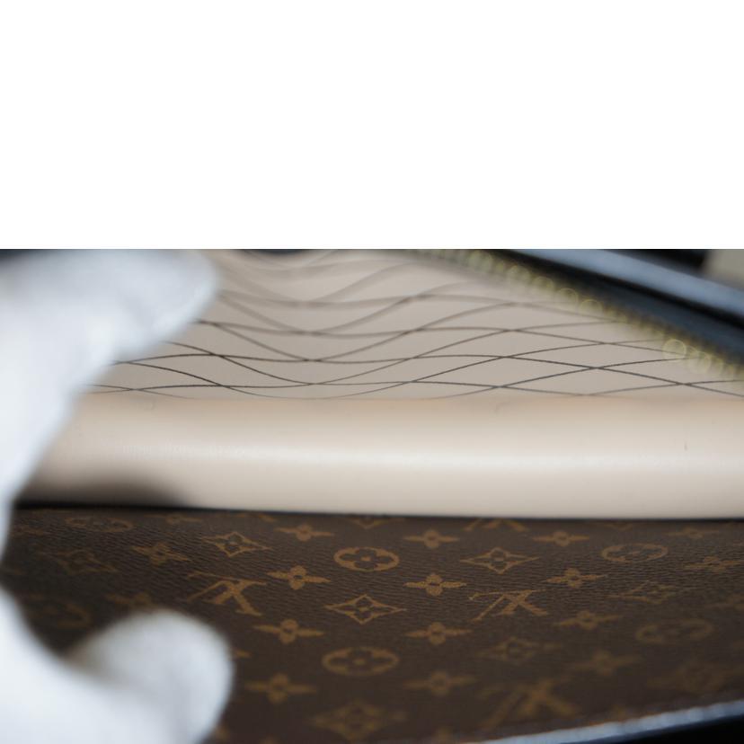 LOUIS VUITTON ルイ・ヴィトン/トランククラッチ/モノグラムリバース/M43596/FL0***/Aランク/94【中古】 LOUIS VUITTON（ルイ・ヴィトン） ルイ・ヴィトン/トランククラッチ