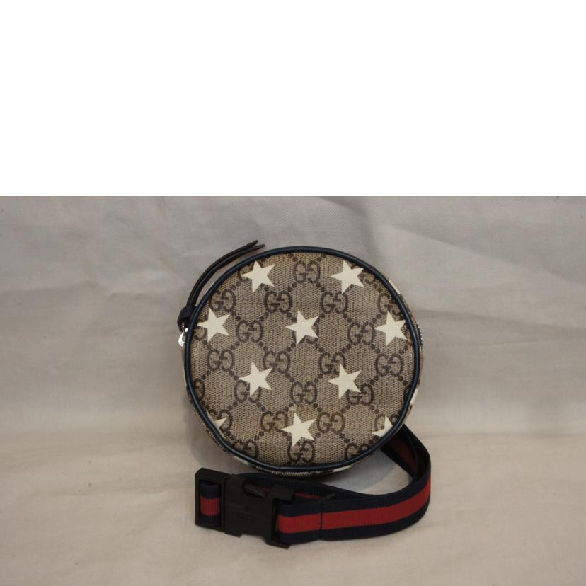 GUCCI（グッチ） グッチ/GGスプリームスターラウンドウエストポーチ
