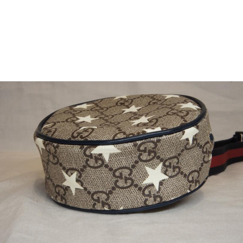 GUCCI（グッチ） グッチ/GGスプリームスターラウンドウエストポーチ