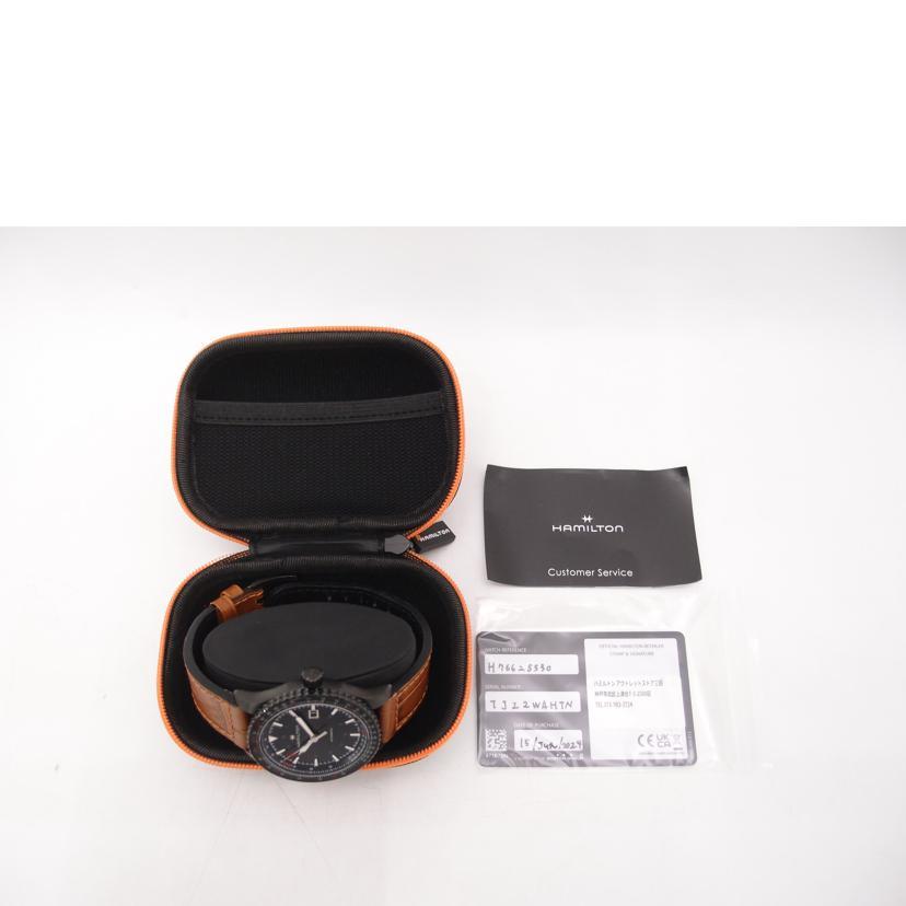 HAMILTON ハミルトン/カーキ アビエーション コンバーター/自動巻き/H76625530/TJZ******/Aランク/69【中古】 HAMILTON（ハミルトン） ハミルトン/カーキ アビエーション