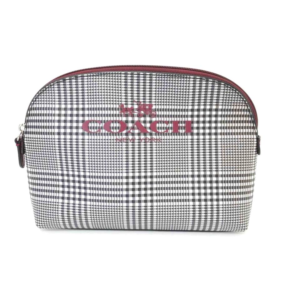 【値下げ‼️】COACH チェック柄ポーチ COACH（コーチ） コーチ/チェック柄ポーチ/F52535/G14**/Aランク/88