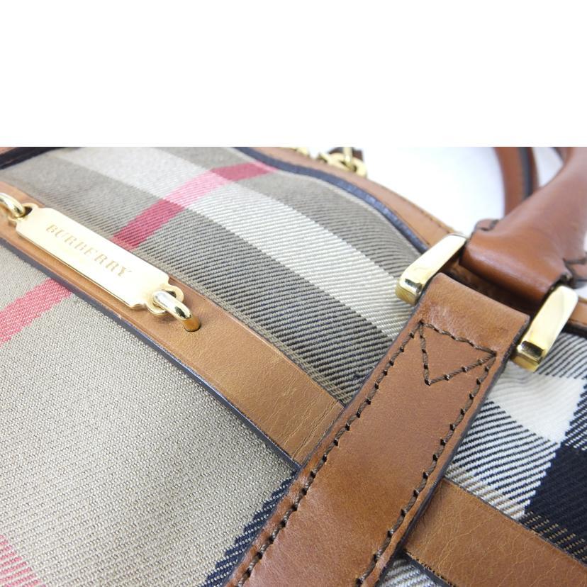 BURBERRY（バーバリー） バーバリー/チェック柄ハンドバッグ