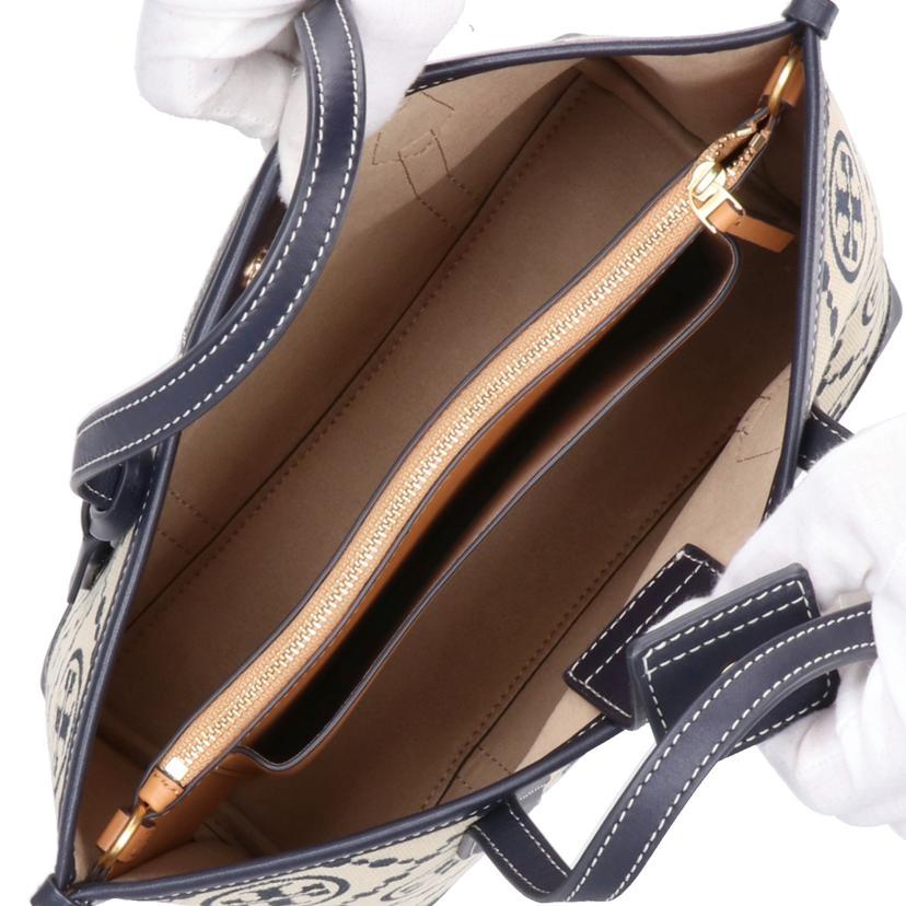 トリーバーチTモノグラム スモール トリプルコンパートメント トートバッグ TORY BURCH（トリーバーチ） トリーバーチ/モノグラム スモール