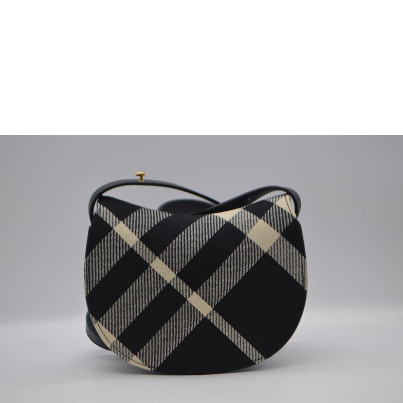 美品 BURBERRY バーバリー 牛革 チェック 切り替え レザーショルダー BURBERRY（バーバリー） バーバリー/ホースロッキングミニチェック
