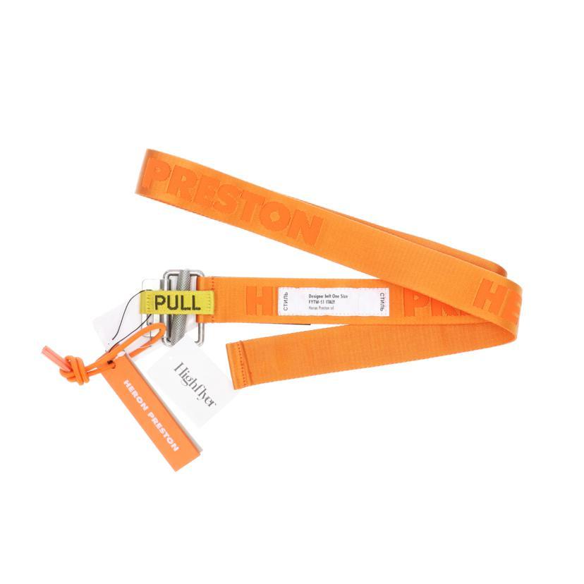 Heron Preston ロゴベルト 美品 HERON PRESTON（ヘロンプレストン） Heron Preston /ロゴテープベルト