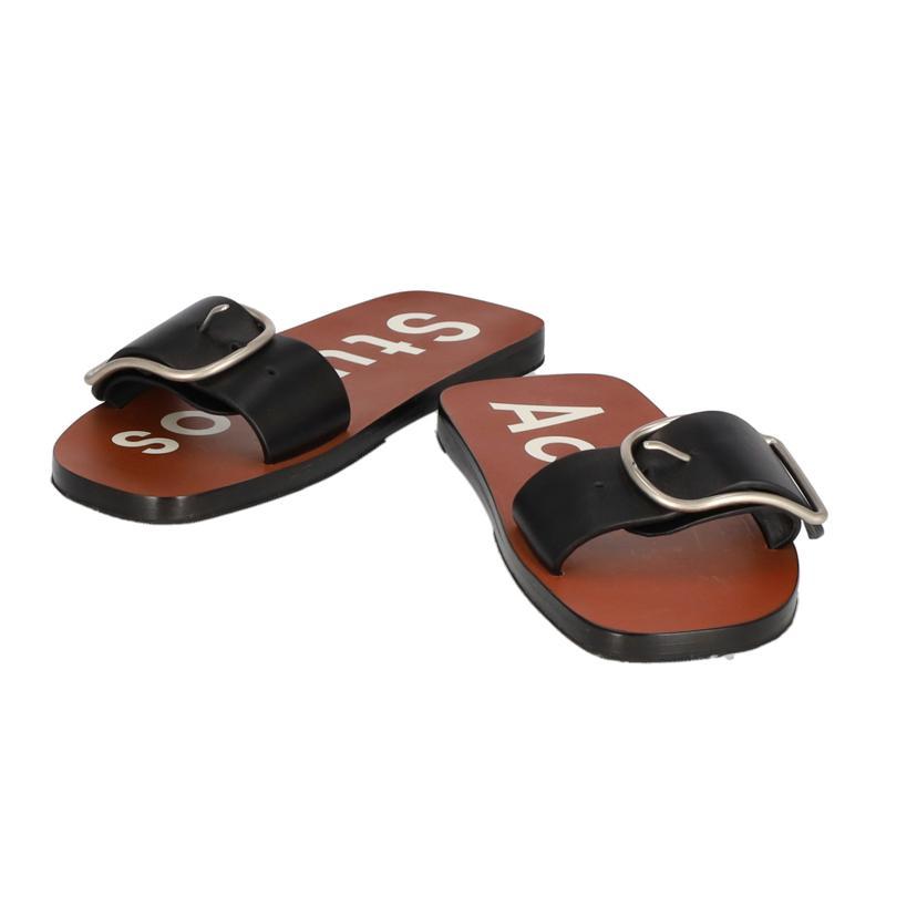 Acne Studios レザーサンダル Yahoo!オークション - 【Acne Studios】クロスオーバーレザーサンダル