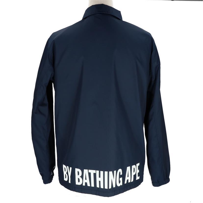 値下❣️A BATHING APE ナイロンコーチジャケット ネイビーエイプ