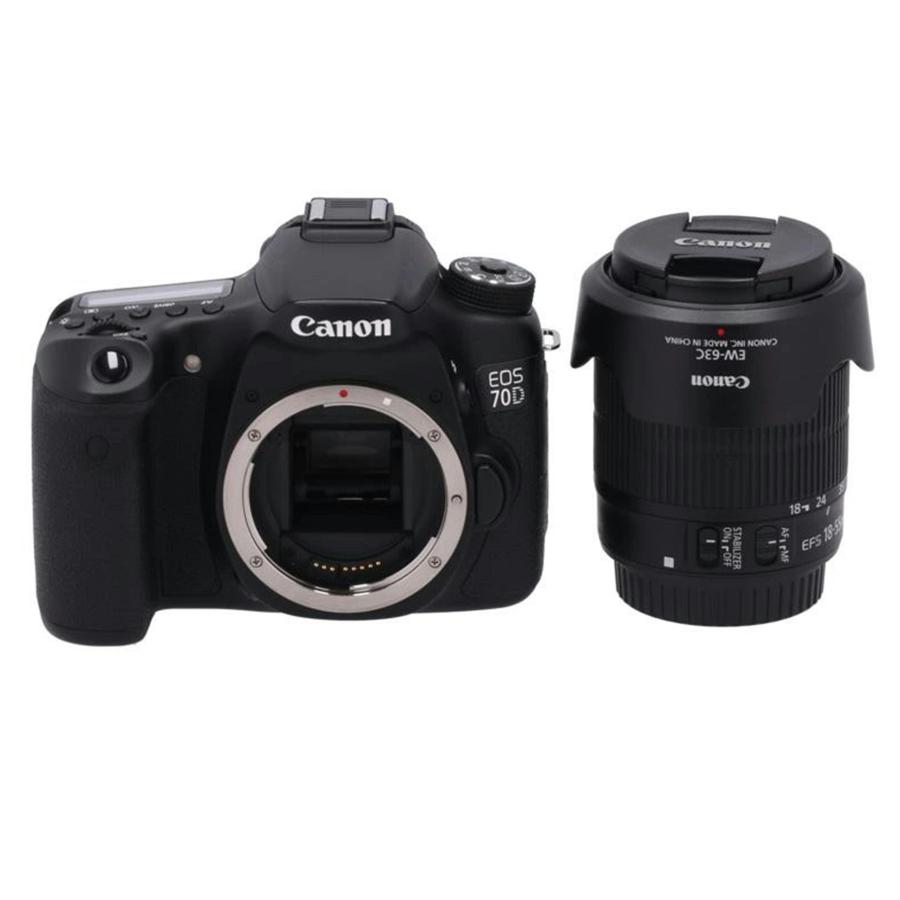 Canon キャノン/デジタル一眼/EOS 70D 18-55 レンズキット/071024001842/ABランク/05【中古】 キヤノン（Canon） キャノン/デジタル一眼/EOS 70D 18-55 レンズキット