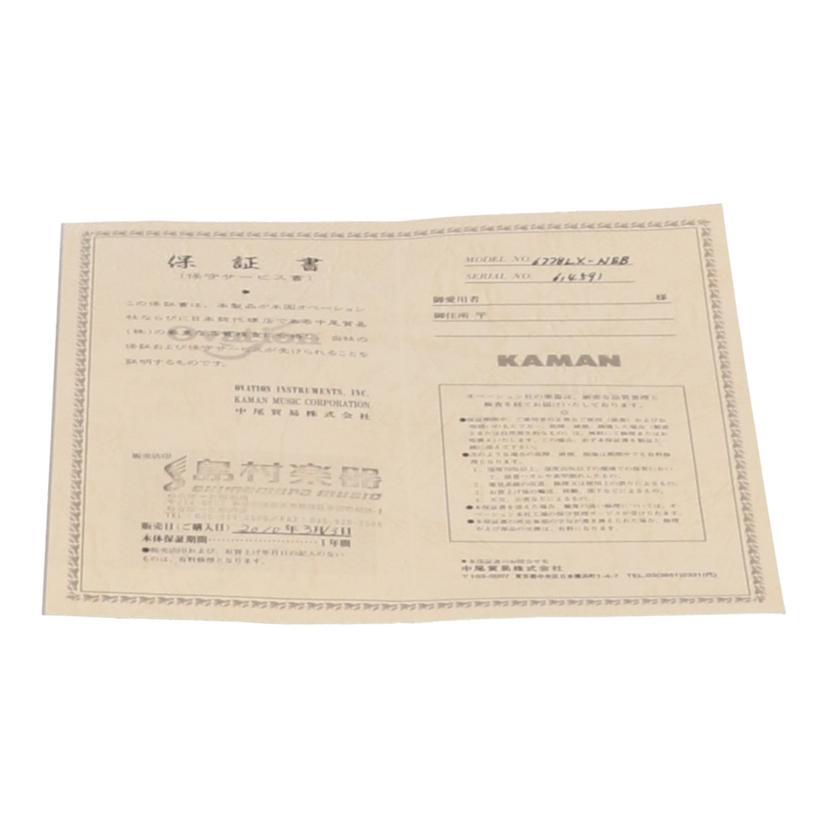 Ovation（オベーション） オベーション/エレアコギター/6778LX-NEB