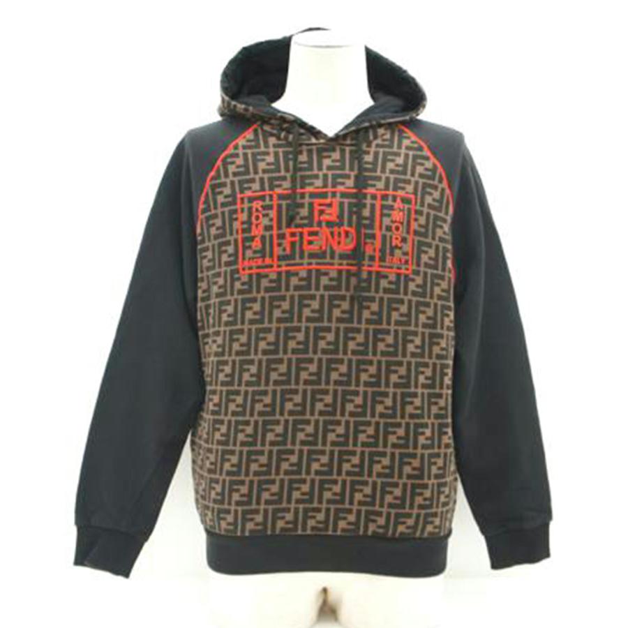 FENDI（フェンディ） フェンディ/ズッカ柄/プルオーバーパーカー 