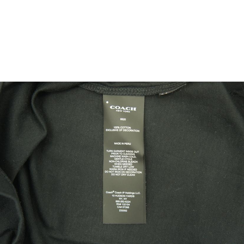 COACH（コーチ） コーチ/シグネチャー/ロゴプリントTシャツ/ブラック