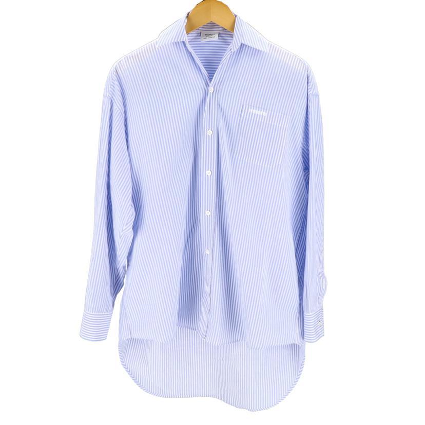VETEMENTS ヴェトモン/コットンストライプ長袖シャツ/WSS196051/AB