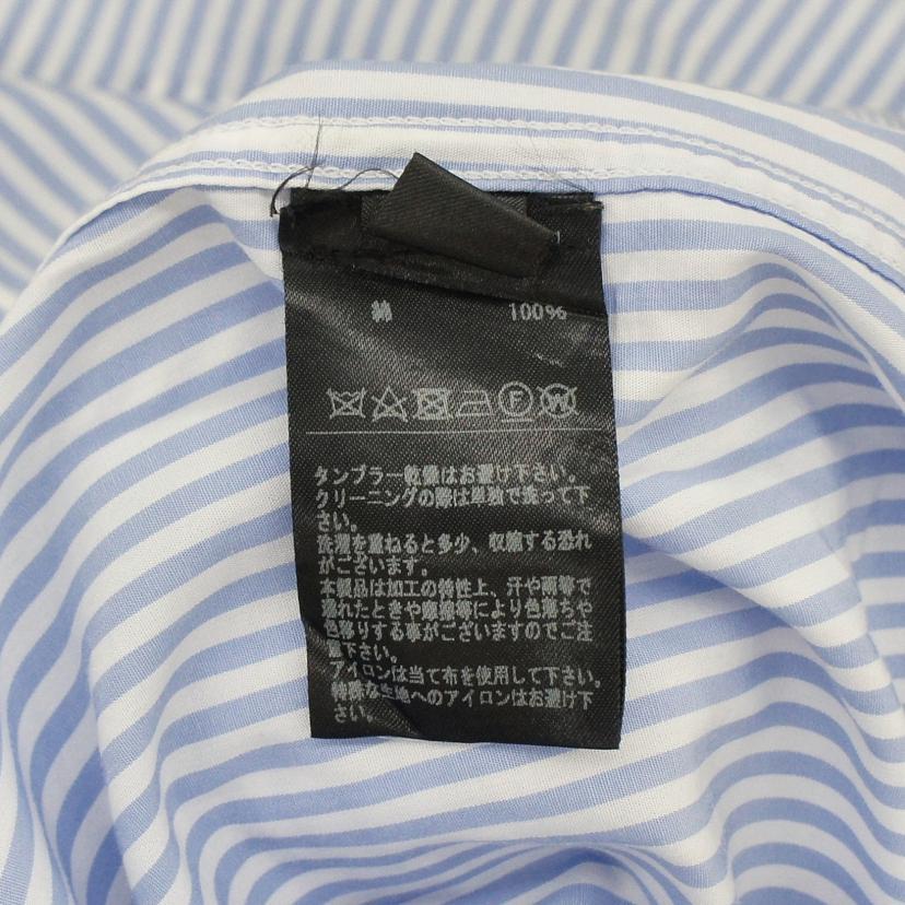 VETEMENTS ヴェトモン/コットンストライプ長袖シャツ/WSS196051/AB