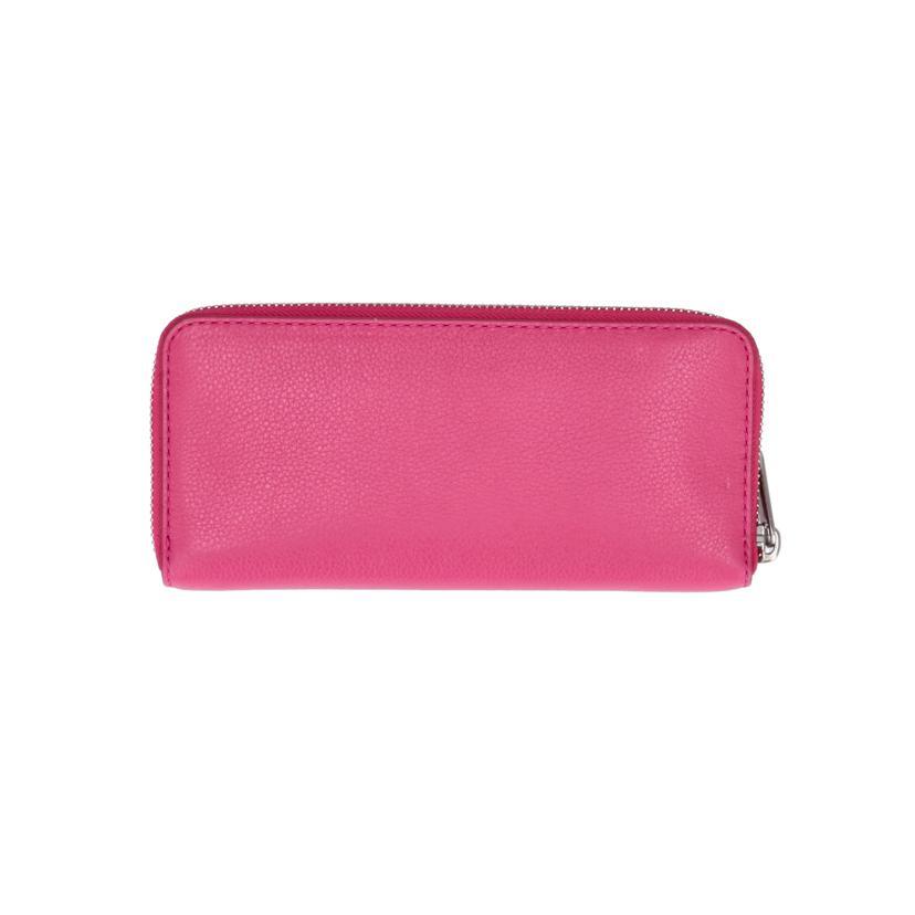 MARC BY MARC JACOBS マークバイマークジェイコブス/ラウンドファスナー長財布/ピンク/SAランク/18【中古】 MARC BY MARC JACOBS（マーク バイ マーク ジェイコブス） マークバイ