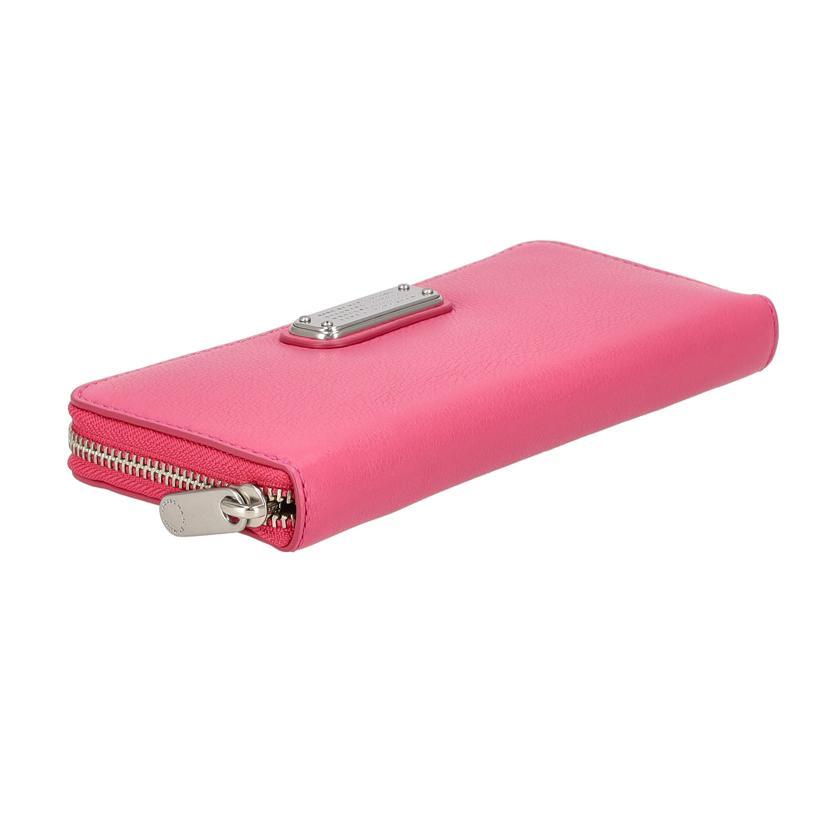 MARC BY MARC JACOBS マークバイマークジェイコブス/ラウンドファスナー長財布/ピンク/SAランク/18【中古】 MARC BY MARC JACOBS（マーク バイ マーク ジェイコブス） マークバイ