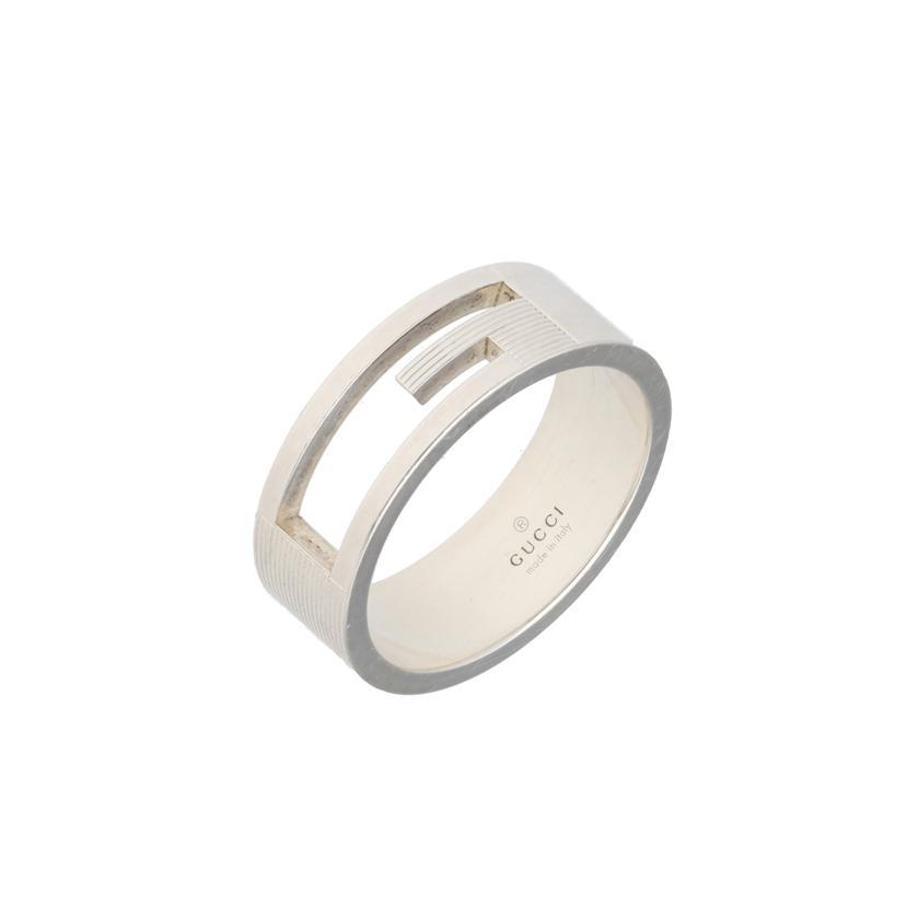 GUCCI（グッチ） グッチ/925 Gロゴシルバーリング/☆472AR/ABランク/18