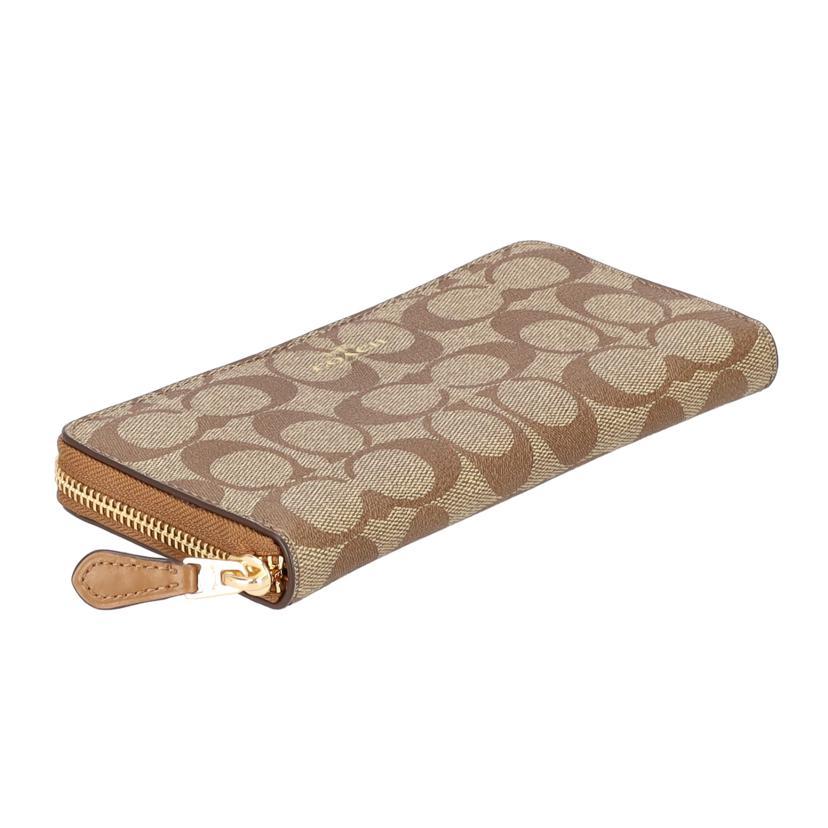 COACH コーチ/シグネチャー/PVC/ラウンドファスナー長財布/F59267/H22**/Aランク/18【中古】 COACH（コーチ） コーチ/シグネチャー/PVC/ラウンドファスナー長財布