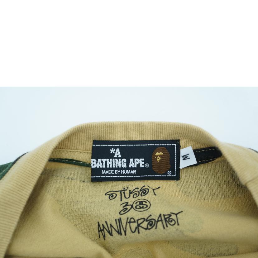 A BATHING APE×STUSSY アベイシングエイプ/STUSSY30周年記念コラボT