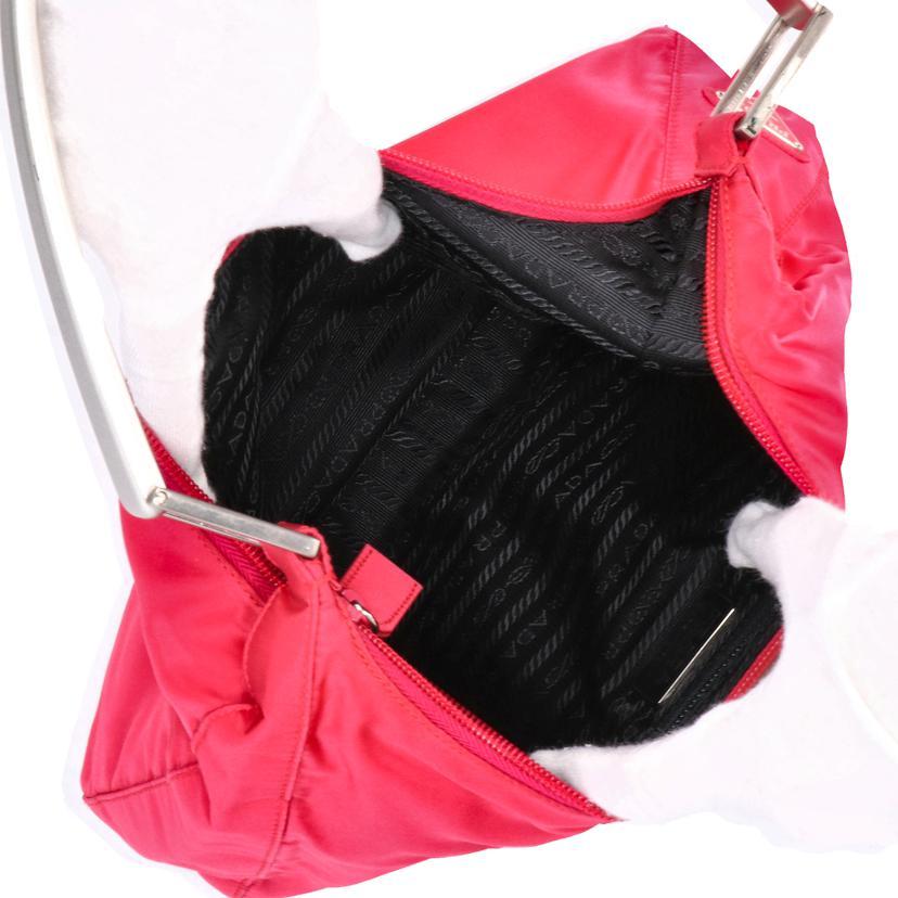PRADA プラダ/ナイロンワンショルダーバッグ/レッド系/135/ABランク/18【中古】_3