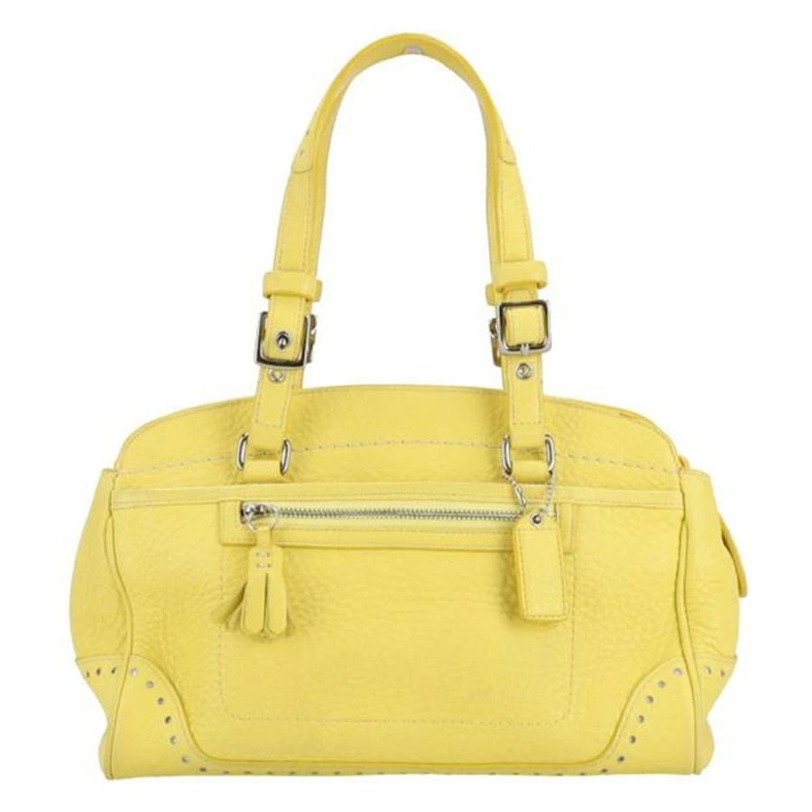 COACH（コーチ） コーチ/ペブルドレザーハンドバッグ/イエロー/5031