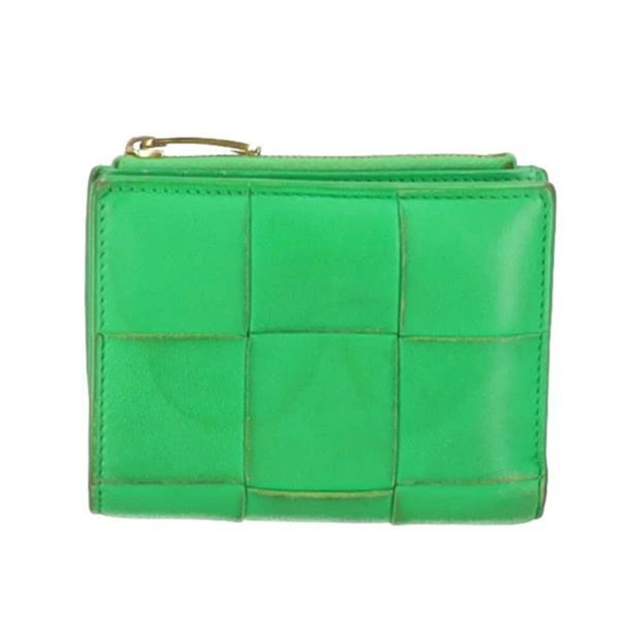 BOTTEGA VENETA ボッテガヴェネタ/スモールカセット/イントレチャート/二つ折り財布/P02*******/BCランク/19【中古】 BOTTEGA VENETA（ボッテガ・ヴェネタ） ボッテガヴェネタ/スモール