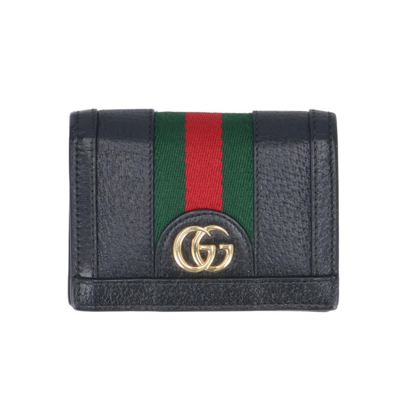 GUCCI（グッチ） グッチ/オフディア/二つ折り財布/523115/095*/Bランク