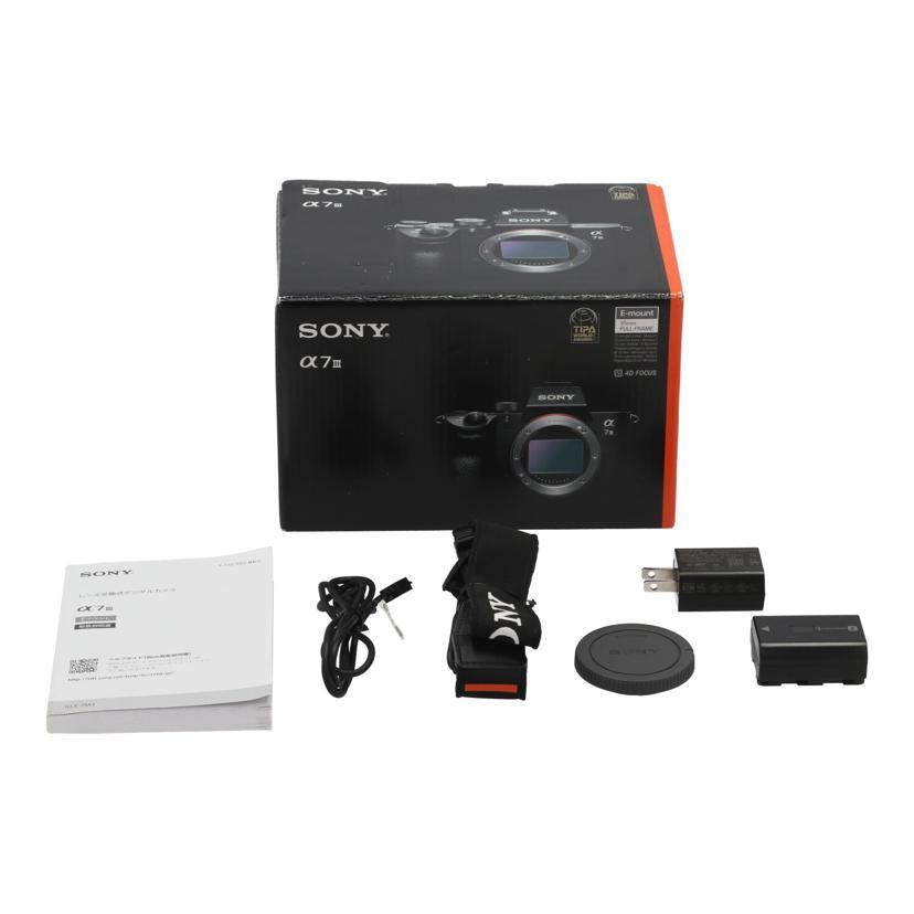 SONY（ソニー） ソニー/ミラーレス一眼/α7III/ILCE-7M3 ボディ/3097792