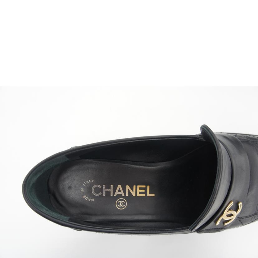 CHANEL（シャネル） シャネル/マトラッセココマーク レザーローファー