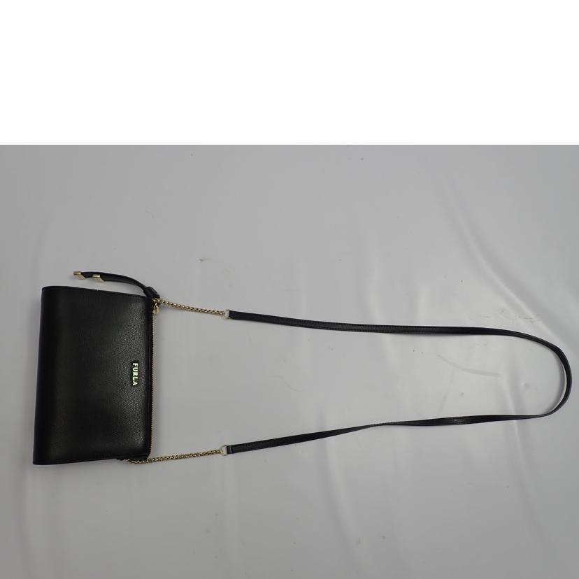 FURLA ハンドバッグ　ショルダーバッグ ブラック FURLA（フルラ） フルラ/チェーンショルダーバッグ/G8755/Aランク/62
