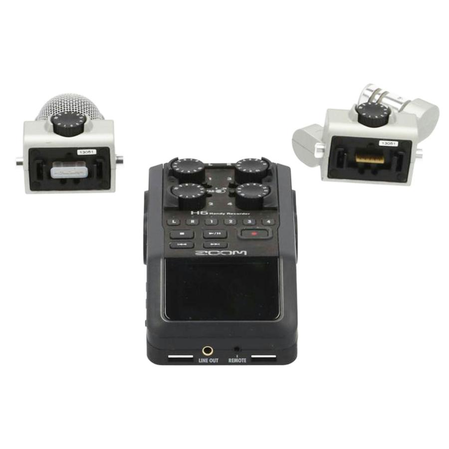 zoom H6 レコーダー他付属品一式(中古) ZOOM ズーム/ハンディレコーダー/H6/楽器関連/Bランク/58【中古