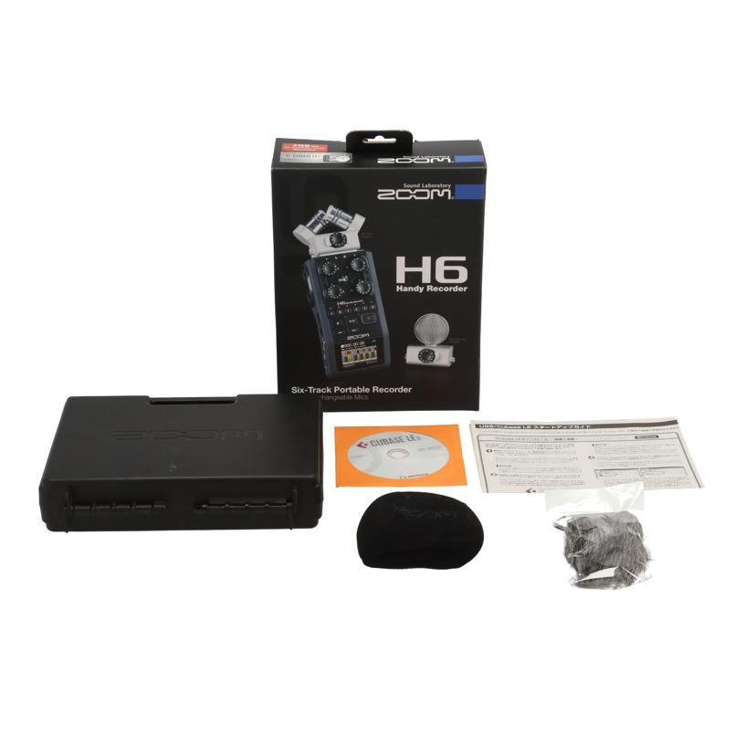 zoom H6 レコーダー他付属品一式(中古) ZOOM ズーム/ハンディレコーダー/H6/楽器関連/Bランク/58【中古