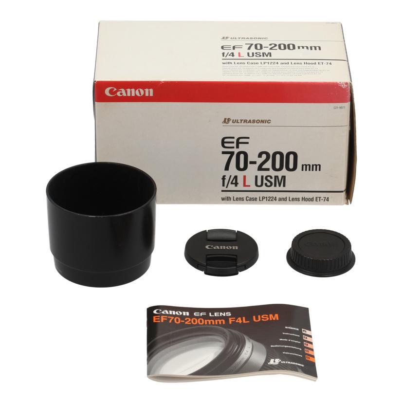 Canon キヤノン/交換レンズ/70-200mm L/EF70-200mm F4L USM/213373/交換レンズ/Cランク/62【中古】 キヤノン Canon EF70-200mm F4L USM Canon キヤノン/交換レンズ