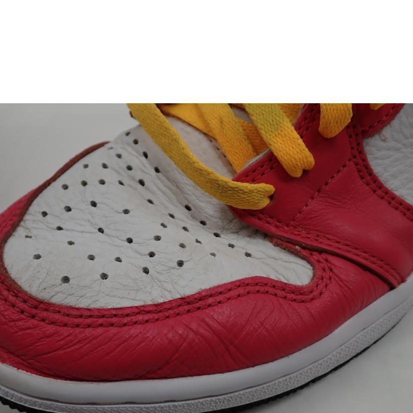NIKE ナイキ/AIR JORDAN 1HIGHOG ITFUSION/555088-603/27.0cm/Cランク/62【中古】 NIKE（ナイキ） ナイキ/AIR JORDAN 1HIGHOG ITFUSION/555088-603/27.0