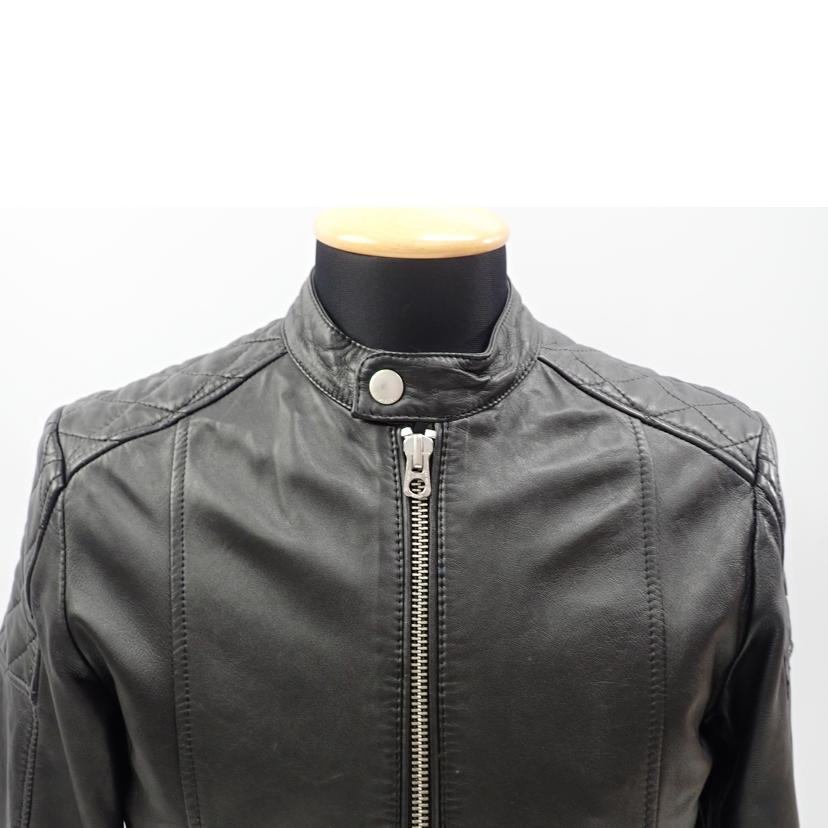 DIESEL ディーゼル/羊革 レザージャケット/RN93243 CA25594/Bランク/62